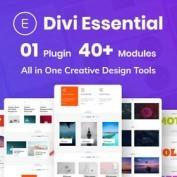 دانلود افزودنی Divi Essential افزایش امکانات افزونه Divi Builder