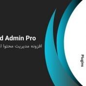 افزونه فرانت اند برای وردپرس Frontend Admin Pro