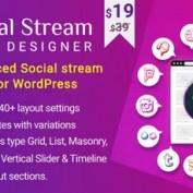 دانلود افزونه Social Stream Designer – افزونه گالری فید شبکه های اجتماعی برای وردپرس