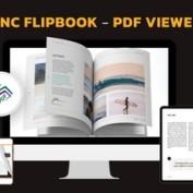 افزودنی نمایشگر PDF در وردپرس برای افزونه المنتور TNC FlipBook
