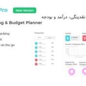 اسکریپت مدیریت نقدینگی، درآمد و بودجه Money Pro