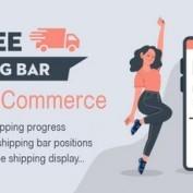 افزونه نوار ارسال رایگان برای ووکامرس WooCommerce Free Shipping Bar