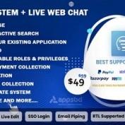 اسکریپت پشتیبانی تیکتینگ Support System با قابلیت چت آنلاین