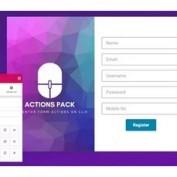 افزونه اکشن پک برای المنتور Actions Pack