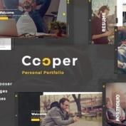 دانلود قالب Cooper – قالب شخصی و نمونه کار برای وردپرس