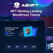 دانلود قالب Aenft – قالب مینت کالکشن NFT برای وردپرس