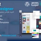 افزونه طراحی محصولات چاپی برای وردپرس و ووکامرس Printcart Product Designer