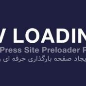 افزونه ایجاد صفحه بارگذاری حرفه ای وردپرس DV Loading