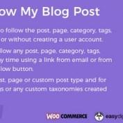 افزونه دنبال کردن مطالب وردپرس Follow My Blog Post
