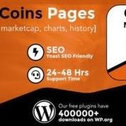 دانلود افزونه Coins MarketCap نمایش لیست ارزهای دیجیتال در وردپرس