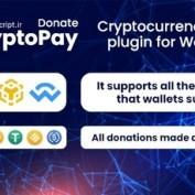 افزونه حمایت مالی ارز دیجیتال برای وردپرس CryptoPay Donate
