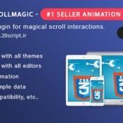 افزونه ایجاد افکت بر روی اسکرول صفحات Scroll Magic برای وردپرس
