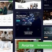 قالب مشاوره کسب و کار Avante برای وردپرس