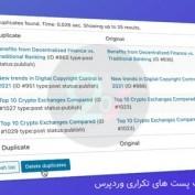 افزونه حذف پست های تکراری وردپرس Delete Duplicate Posts Premium