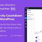 افزونه تایمر شمارش معکوس وردپرس Hurrytimer Pro